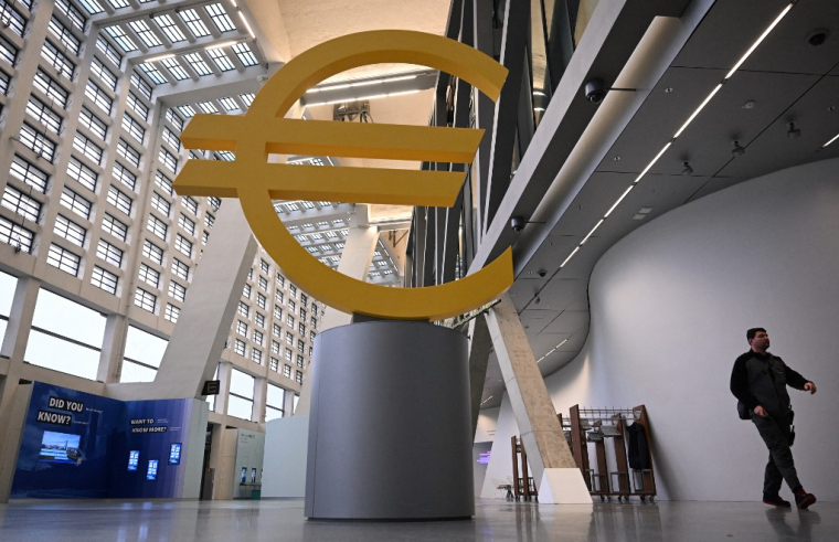 Le siège de la Banque centrale européenne à Francfort, en Allemagne. ( AFP / KIRILL KUDRYAVTSEV )