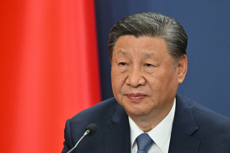 Xi Jinping, à Belgrade, le 8 mai 2024 ( AFP / ELVIS BARUKCIC )