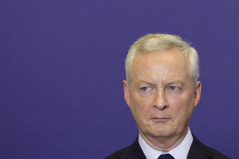 Bruno Le Maire, le 22 septembre 2024, à Paris ( AFP / GEOFFROY VAN DER HASSELT )