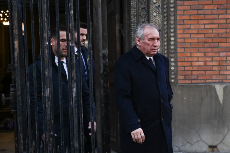 François Bayrou à Paris, le 13 décembre 2024. ( AFP / GREGOIRE CAMPIONE )