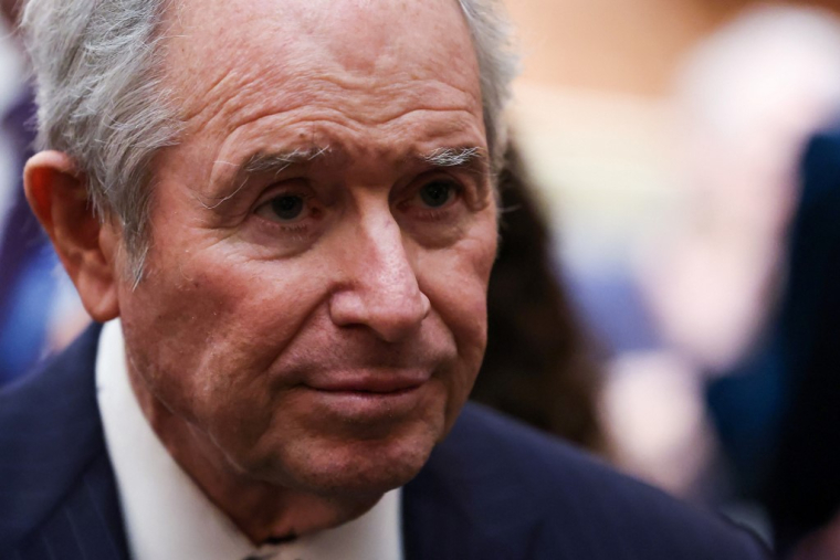 Stephen A. Schwarzman, PDG de Blackstone, en 2023 ( POOL / DANIEL LEAL )