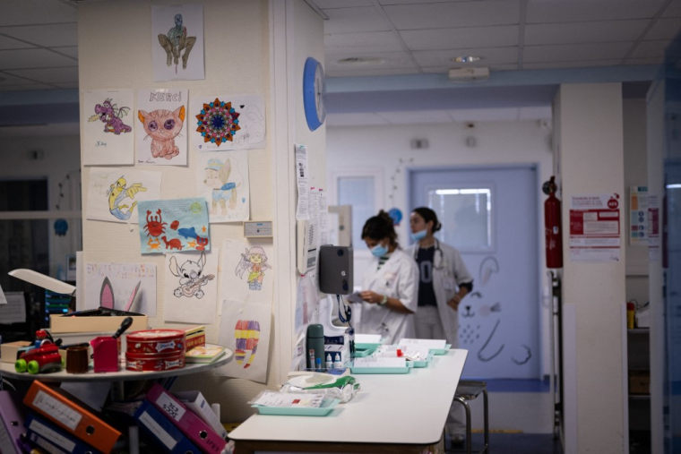 Un hôpital à Strasbourg. ( AFP / SEBASTIEN BOZON )