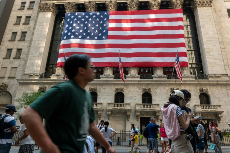 La façade du New York Stock Exchange ( GETTY IMAGES NORTH AMERICA / SPENCER PLATT )