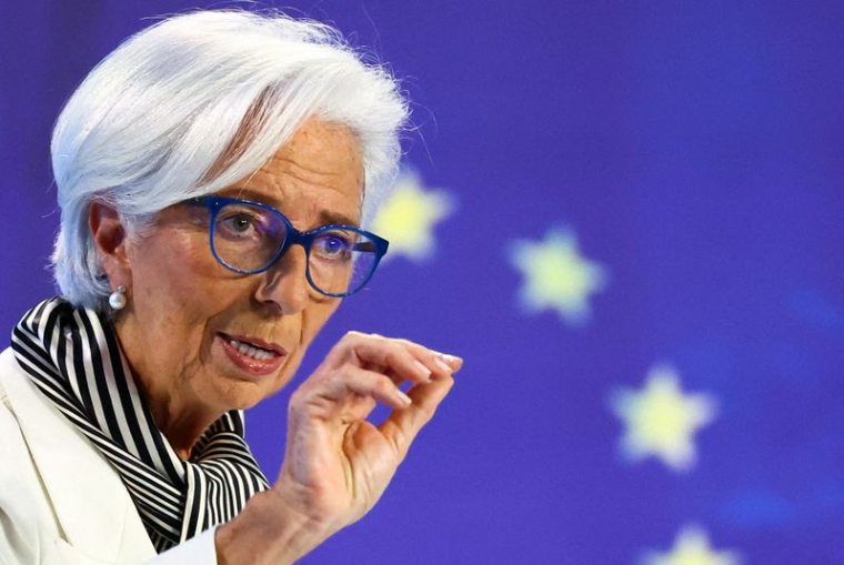 La présidente de la Banque centrale européenne (BCE) Christine Lagarde