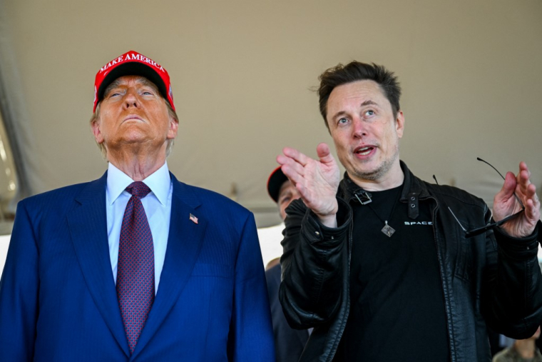 Donald Trump et Elon Musk à Brownsville, aux États-Unis, le 19 novembre 2024. ( GETTY IMAGES NORTH AMERICA / BRANDON BELL )