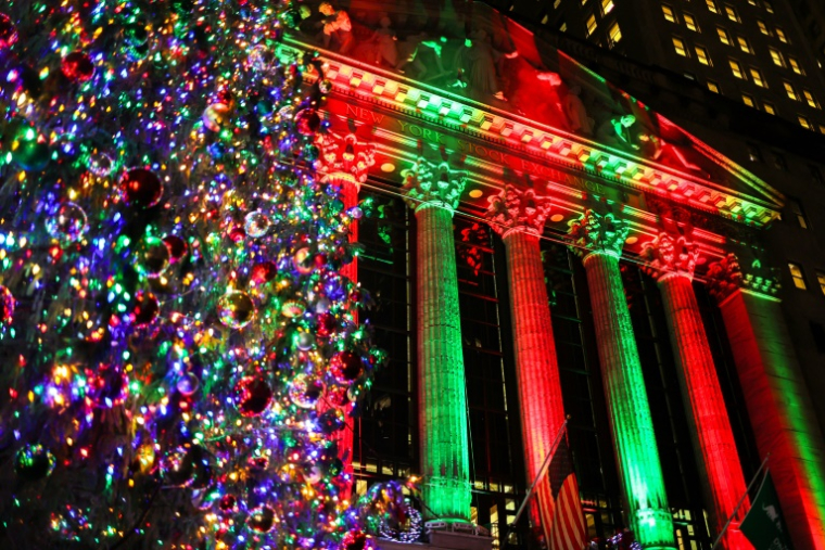 La façade du New York Stock Exchange ( AFP / CHARLY TRIBALLEAU )