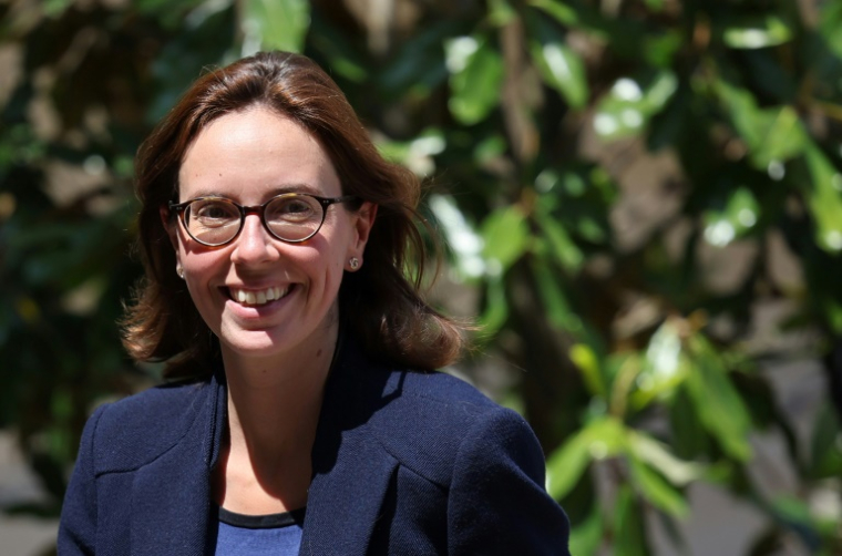 Amélie de Montchalin, ministre de la Transition écologique et de la Cohésion des territoires, arrive à l'hôtel Matignon, le 21 juin 2024 à Paris  ( AFP / Thomas COEX )