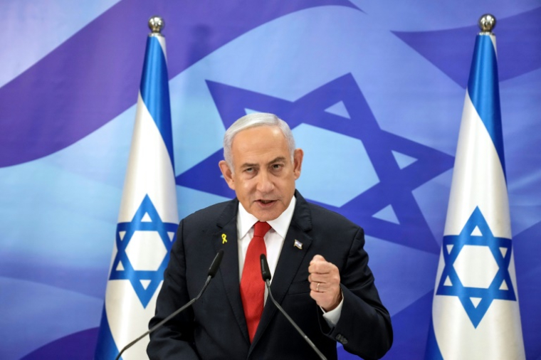 Le Premier ministre israélien Benjamin Netanyahu, le 9 décembre 2024 à Jérusalem ( POOL / Maya Alleruzzo )