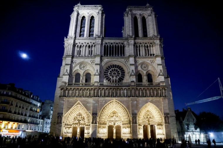 Vue générale de la cathédrale Notre-Dame de Paris, le 13 décembre 2024 ( AFP / Ludovic MARIN )