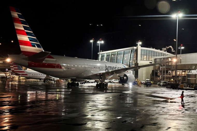 Un avion de la compagnie American Airlines