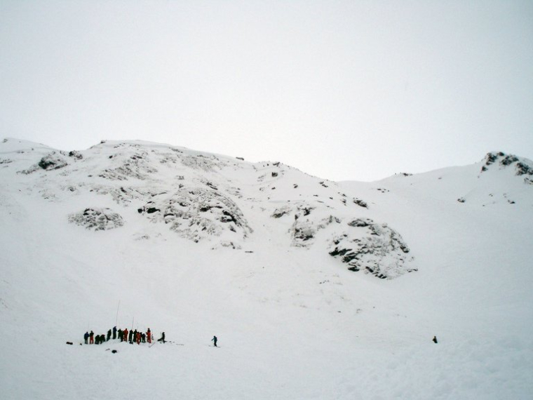 n adolescent de 13 ans est décédé dans une avalanche mercredi alors qu'il skiait sur le domaine des Arcs ( PGHM SAVOIE /  )