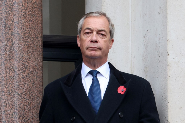 Nigel Farage, le 10 novembre 2024, à Londres ( POOL / CHRIS JACKSON )