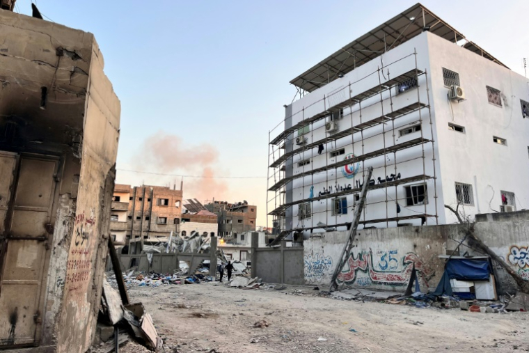 L'hôpital Kamal Adwan à Beit Lahya, dans le nord de la bande de Gaza, le 31 octobre 2024 ( AFP / - )