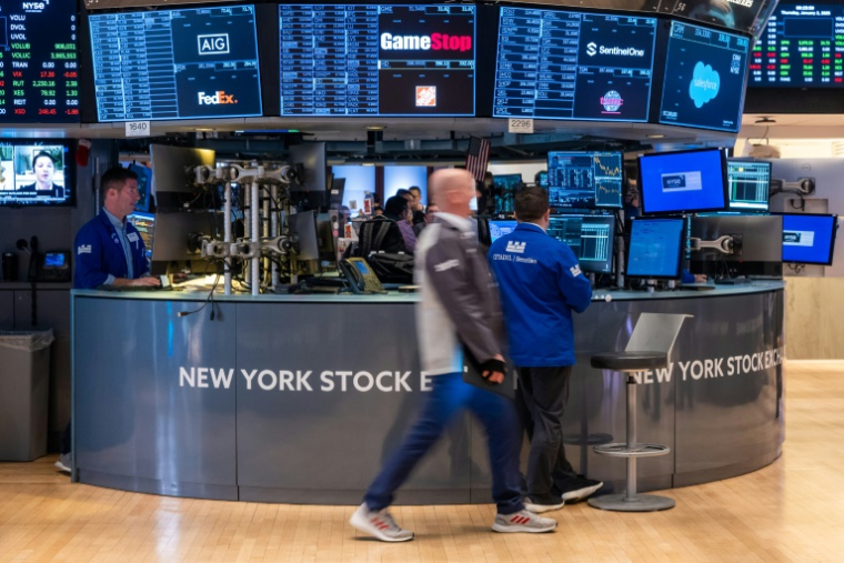 Le parquet du New York Stock Exchange ( GETTY IMAGES NORTH AMERICA / SPENCER PLATT )