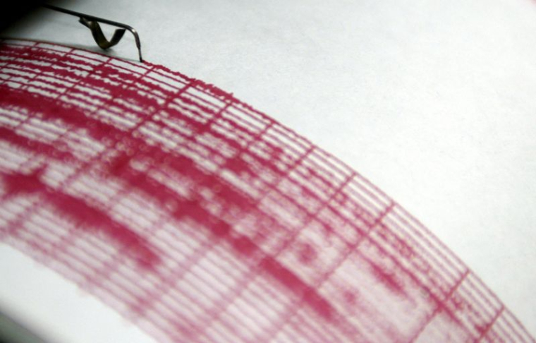 Un sismographe enregistre l'activité sismique à l'Institut national roumain de physique terrestre près de Bucarest