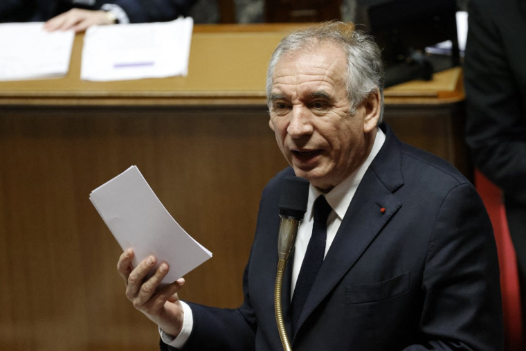 Francois Bayrou, à l'Assemblée nationale, le 14 janvier 2025 ( AFP / LUDOVIC MARIN )